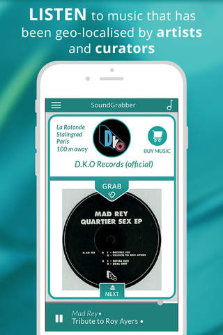 SoundGrabber - Music is everywhere, Grab it! Discover music & meet people screenshot 3