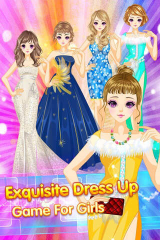 Superstar Dream – Fashion Celebrity Makeup & Dress up Salon Game for Girls and Kids screenshot 2