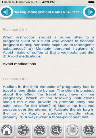 Nursing Management 2500 Flashcards screenshot 2
