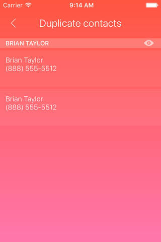 Clean Lite - Cleaner for Contacts screenshot 2