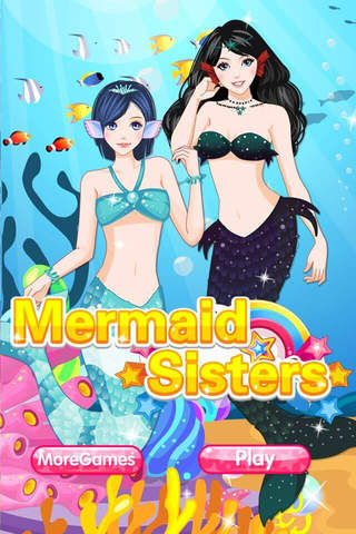 Mermaid Sisters - Magic World Dressup Prom Salon,Girls Free Games screenshot 4