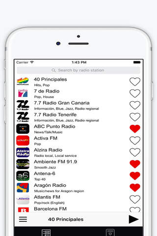 Radio Spain : spanish radios screenshot 2