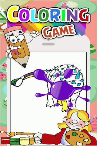 Coloring For Kids Cartoons Dino Dan Version screenshot 2