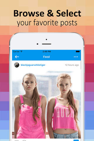 Super Repost for Social Networks - Regram Photos screenshot 3