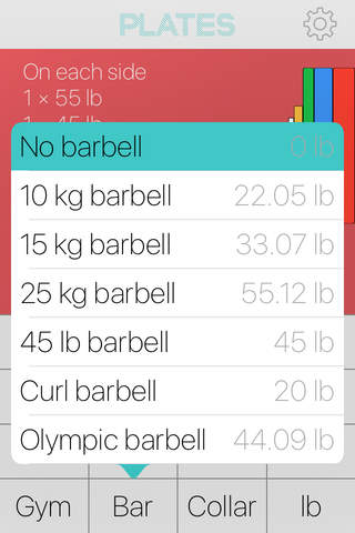 Plates - Barbell Plate Weight Calculator screenshot 2