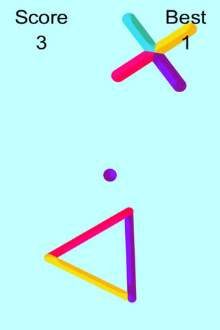 Rush Through Color Dotz Switch 2 - Drive The Twisty Color Ball to escape the geometry No Ads screenshot 4