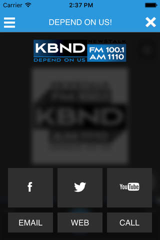 KBND Radio screenshot 3