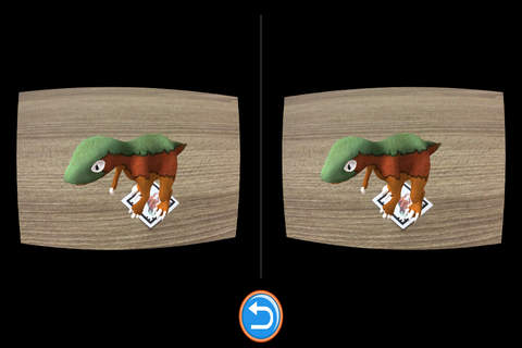 AR Cute Dino Marker(Augmented Reality + Cardboard) screenshot 3