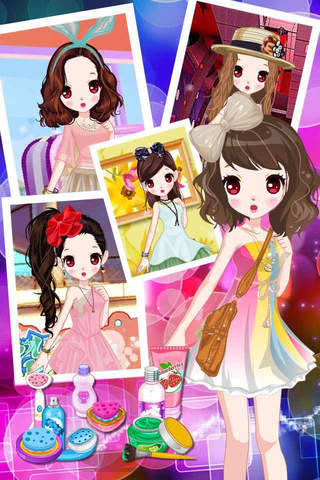Fashion New Darling - Sweet Beauty Doll Dress Up Salon,Girl Free Games screenshot 4