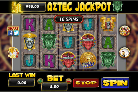 Aabe Casino Aztec Jackpot - Slots, Roulette and Blackjack 21 screenshot 2