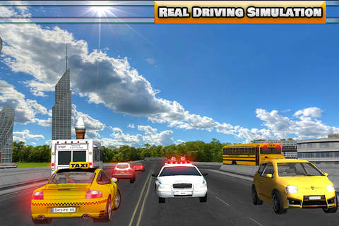 3D New York City Taxi Drive Cab Express 2016 screenshot 4