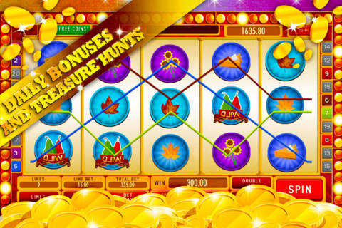 Super Pumpkin Slots: Play fabulous digital coin games to win colorful fall bonuses screenshot 3