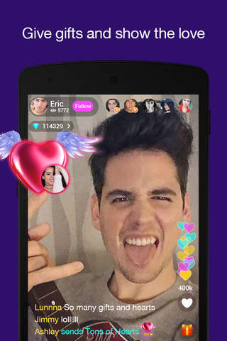 Live.me – Best Social Community for Live Video Streaming! Free app to Broadcast, Chat, Meet New Friends and Get Rewards! screenshot 4