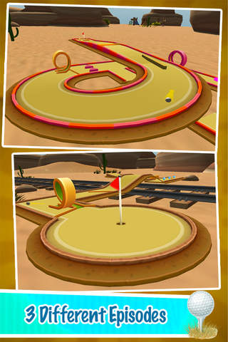 Mini Golf PRO : Desert Edition 2016 - Play golf holes in classic sand environment by BULKY SPORTS screenshot 3