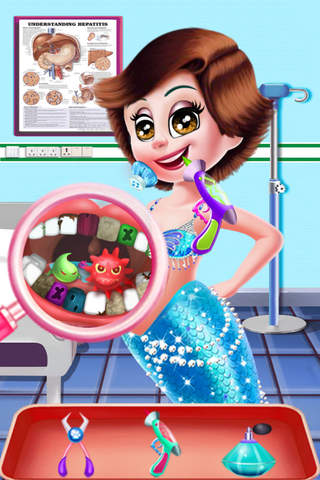 Mermaid Mommy's Ocean Dentist - Teeth Salon screenshot 3