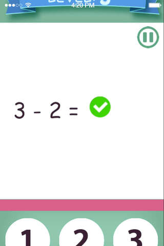 Mathematical ability test. screenshot 2