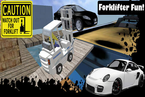 Car Parking Fork Lifter Sim HD screenshot 2