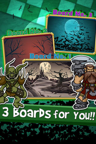 Checkers Board Puzzle Free - “ Monsters and Beasts Game with Friends Edition ” screenshot 2