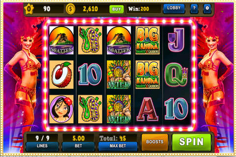 Lucky Slots Of Big Kahuna: HD Slots of The King! screenshot 3