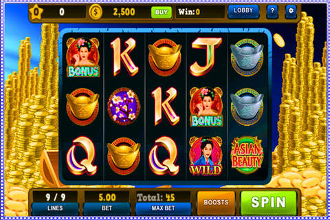 Gold Slot Machine-Casino Spin Slots HD Game! screenshot 2