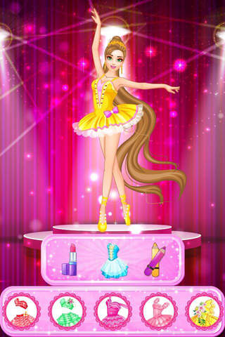 Pretty ballerina - Long Hair Princess's Dreamy Closet, Super Star Dress Up Tale,Girl Games screenshot 2