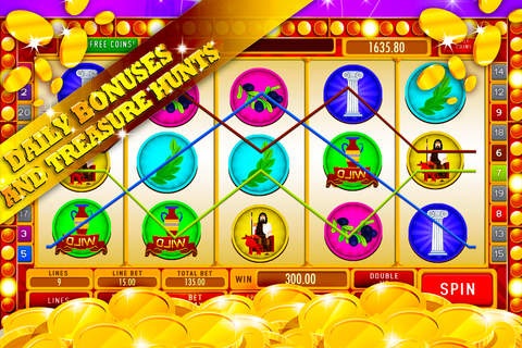 Greek Slot Machine: Take a chance and roll the Zeus dice and earn daily casino bonuses screenshot 3