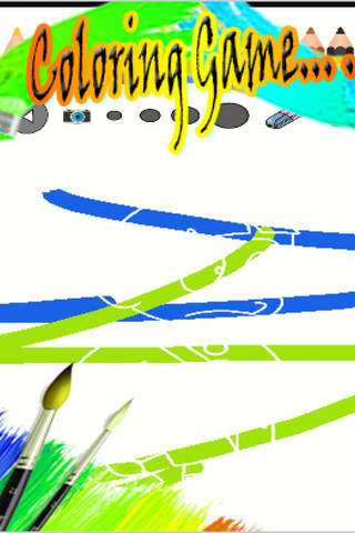 Painting Games App NINJA HATTORI KUN Edition screenshot 2