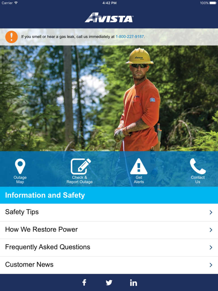 App Shopper Avista Outage Mobile App (Utilities)