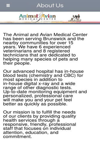 Animal & Avian Medical Center screenshot 2