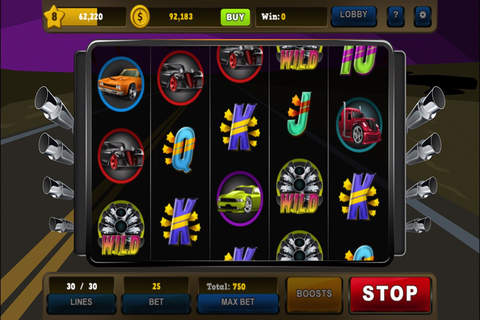 2016 Muscle Car Mustang Slots Machine - Free Vegas Slots Game screenshot 2