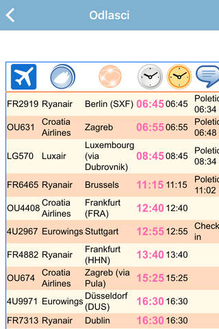 Zadar Airport Flight Status Live screenshot 2