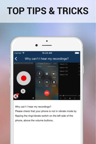Guide for TapeACall Pro - Record Phone Calls. Call Recorder For Interviews on iPhone screenshot 2
