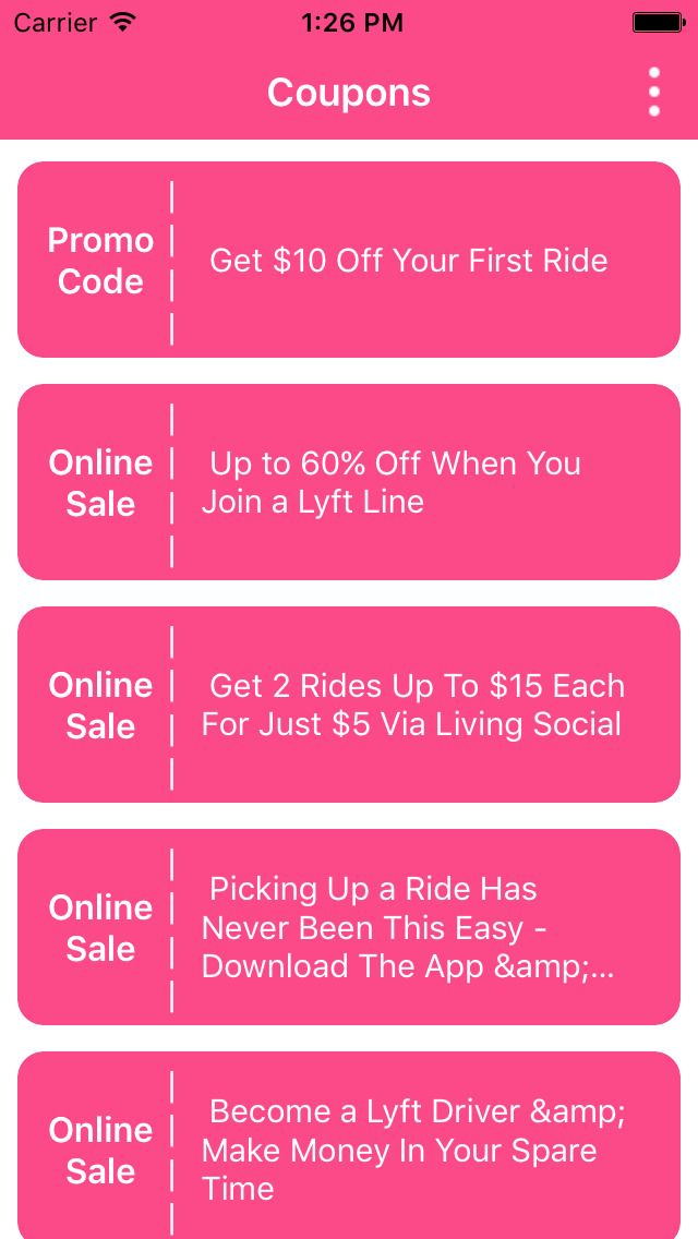 App coupons france