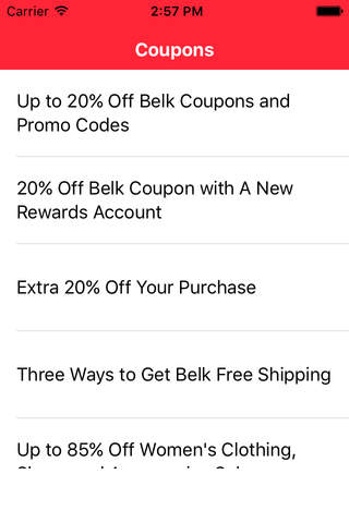 Coupons for Belk App screenshot 2