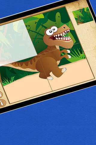 Children's Jurassic Dinosaurs Jigsaw Puzzles games for Toddlers and little kids boys & girls 3 + HD Lite Free screenshot 2