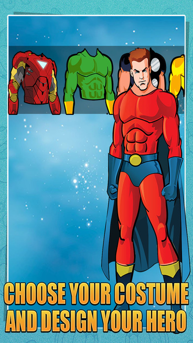 Super Hero Free Dress Up Comic Book Edition screenshot 3