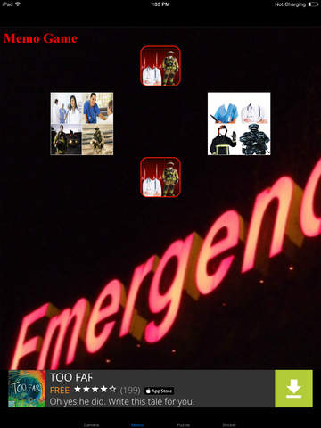 Emergency Unit Photo Montage iPad Version screenshot 2