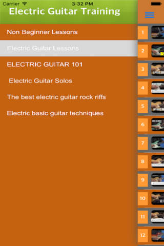 Electric Guitar Lessons - How to play Electric Guitar By Videos screenshot 3