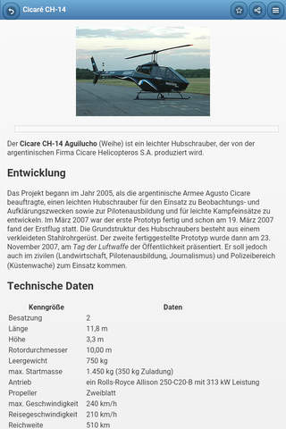 Directory of helicopters screenshot 3