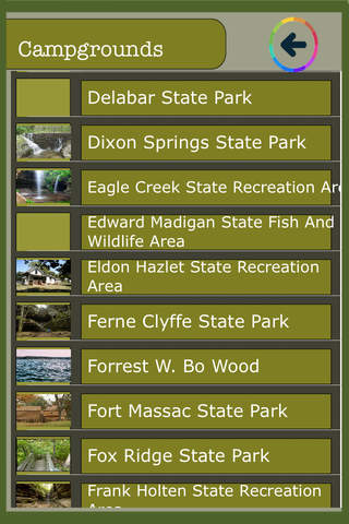 lllinois State Campgrounds And National Parks Guide screenshot 2