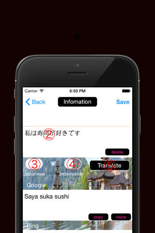 Japanese to Indonesian Translator - Indonesian to Japanese Language Translation and Dictionary screenshot 2