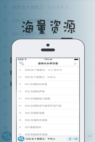 零基礎學日語【有聲高清全集】口語考試出國留學無需基礎壹學就會 screenshot 2