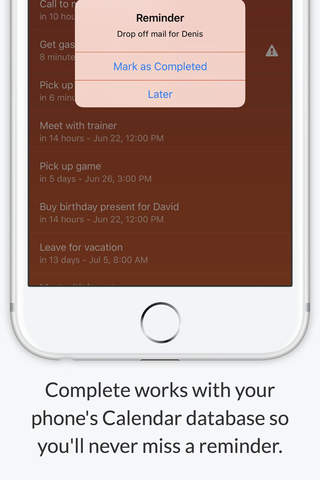 Complete - Reminders Made Simple screenshot 2