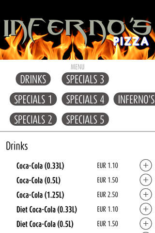 Inferno's Pizza Dublin screenshot 2