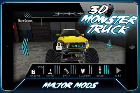 Monster Truck Simulator - 3D screenshot 2