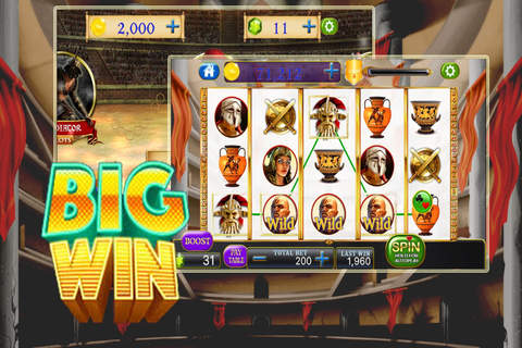 Slots of Combatant - Lucky Play Casino & Vegas Slot Machine Free screenshot 2