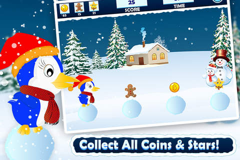 Baby Penguin Jump - Christmas Edition screenshot 3