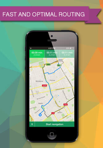 Stockton-on-Tees, UK Offline GPS : Car Navigation screenshot 2