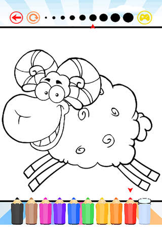 Farm Animals Coloring Book for Kids and Toddlers - All Page Coloring and Painting Games Free HD screenshot 3