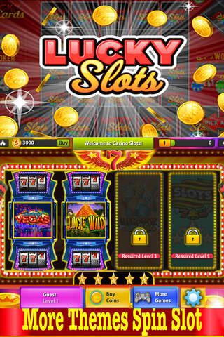 Absolusion Slots: Casino Slots Of Jungle Wild Machines HD screenshot 3